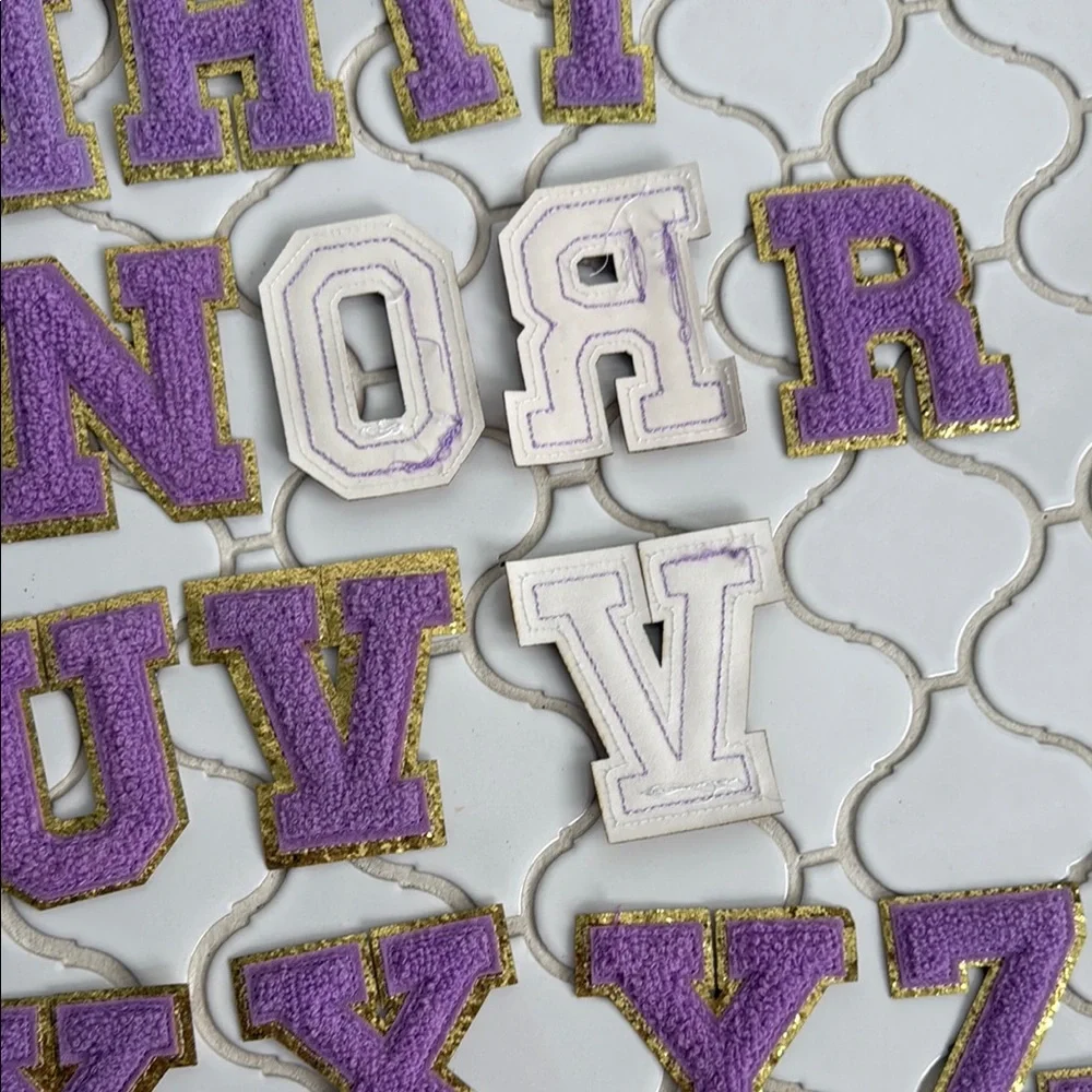 So many patches! Hearts, disco balls, letters, etc. - Picture 4 of 15